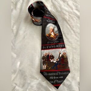 Steven Harris Men's George Washington Declaration of Independence Necktie